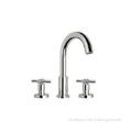 High Round Quarter Turn Basin Mixer Taps 2 handle , Three H